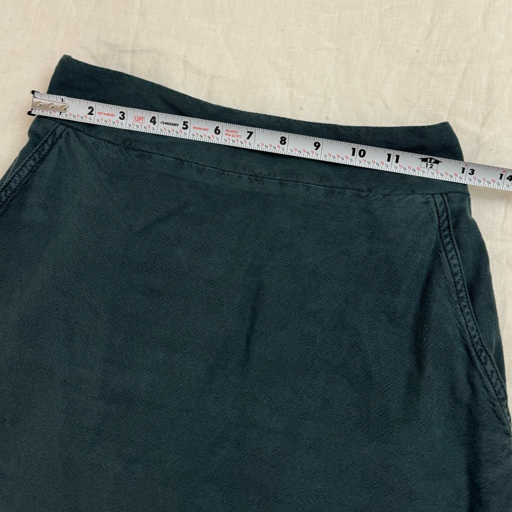 ANTHROPOLOGIE Pilcro Amora Ruffled Mini Skirt In Teal Blue Size XS Beach Coast - Picture 8 of 16